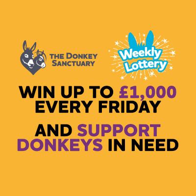 donkey sanctuary lottery results|Enter our £5,000 Superdraw! .